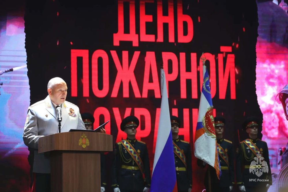 Александр Куренков вручил государственные и ведомственные награды личному составу МЧС России